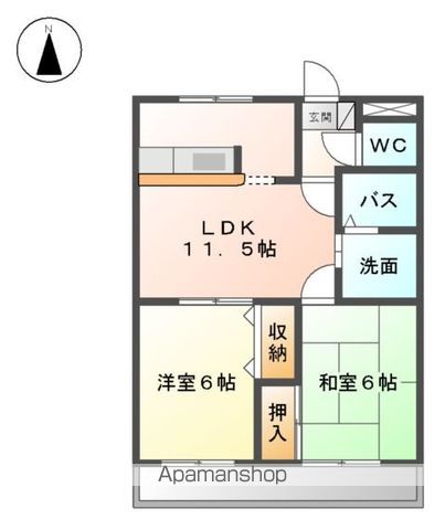 ライフシャトーの間取り