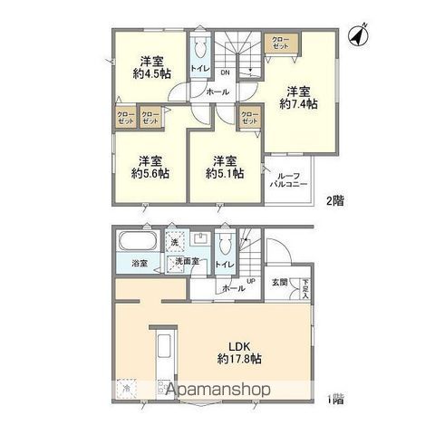 ＫＯＬＥＴ高根公団１０の間取り