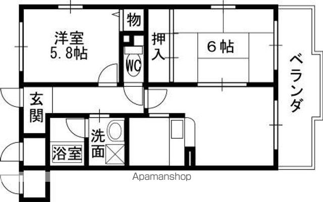 エトアール甲子園口の間取り写真