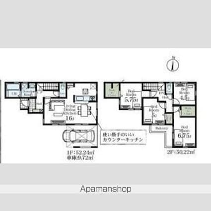 マイホームネクスト薬円台　２号棟[4LDK/102.46m2]の間取図