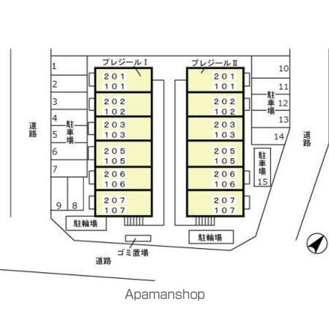 プレジール　Ⅱ 106 ｜ 千葉県千葉市中央区稲荷町３丁目13-10（賃貸アパート1K・1階・29.91㎡） その16