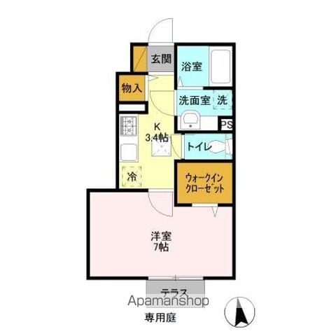 ルーチェ Aの間取り写真