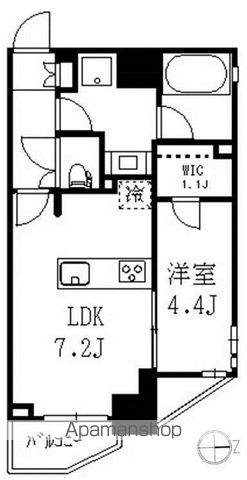 【中野区野方のマンションの間取り】