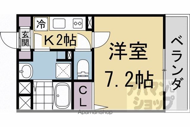 ALPHA鴨川の間取り写真