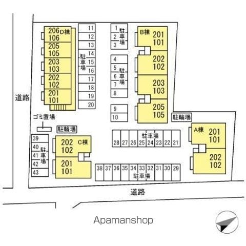 ウィルスクエア　Ａ 202 ｜ 茨城県鹿嶋市大字平井1345-21（賃貸アパート2LDK・2階・62.10㎡） その30