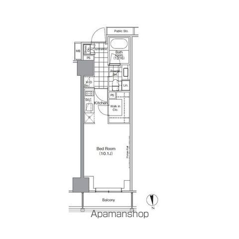 【パークハビオ門前仲町の間取り】