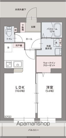 シャン アベイユの間取り写真