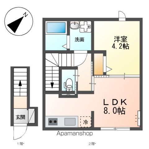 ペルシュワールの間取り写真
