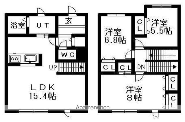 シャーメゾン川北の間取り写真