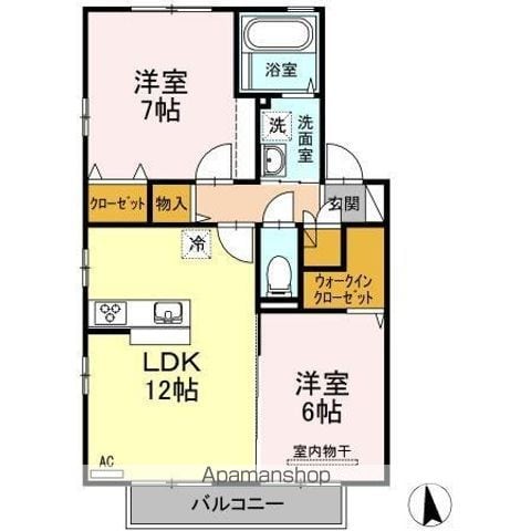 T’Sスクエア E棟の間取り写真