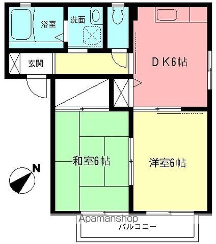 ハイネスIの間取り写真