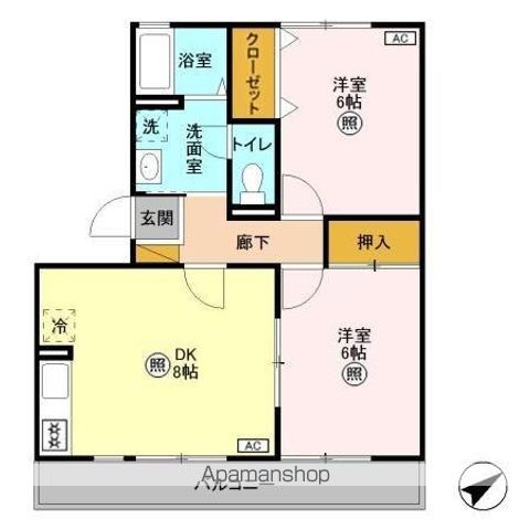 セピアコートの間取り写真