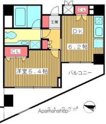 グレイスコート志村三丁目[1DK/31.93m2]の間取図