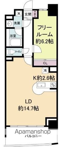 セレッソコート上本町EASTの間取り写真