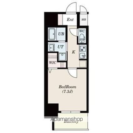 ＳーＲＥＳＩＤＥＮＣＥ今池駅前[1K/27.08m2]の間取図