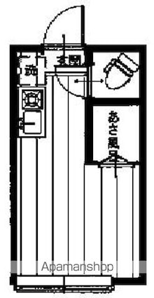 東京都中野区野方１丁目[1R/12m2]の間取図
