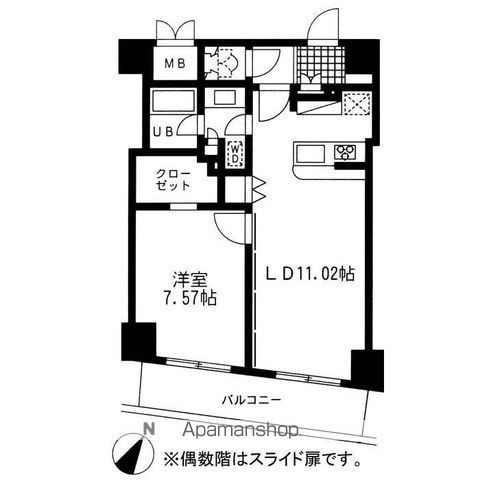 レジディア日本橋人形町IIの間取り写真
