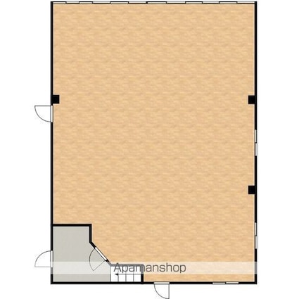 健導会ビル３Ｆ[事務所/99.82m2]の間取図