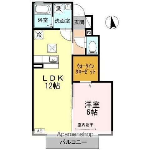 モダンセジュール Kの間取り写真