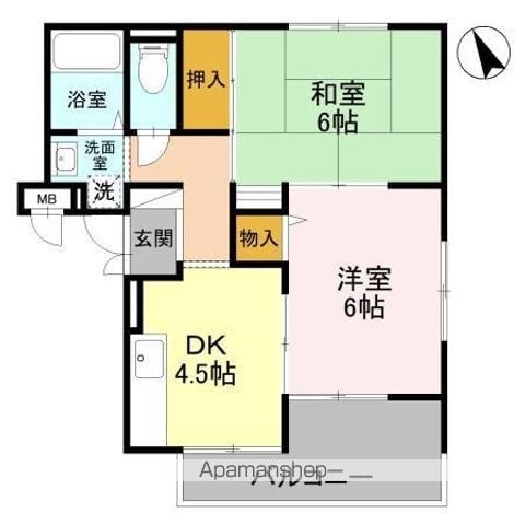 アーバンライフフミの間取り写真