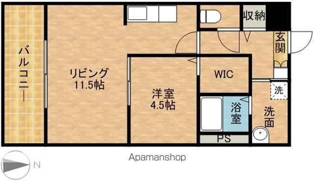 ルーチェの間取り写真