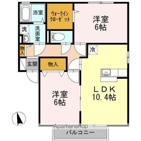リジェール東山崎 C棟の間取り写真