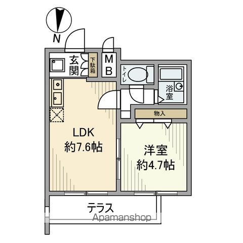 OLIO上北沢の間取り写真