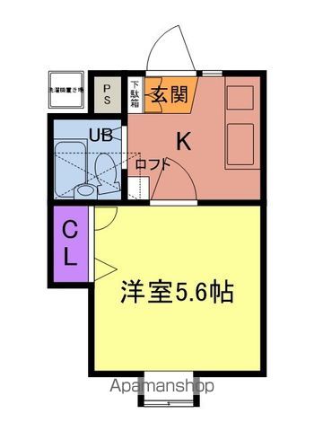 パンシオン　カリネ　Ａ棟の間取り