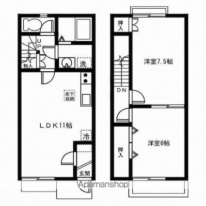 ＲＵＲＡＬ[2LDK/59.62m2]の間取図