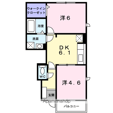ラフィネIIIの間取り写真