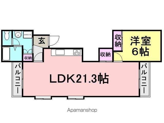 稲葉荘マンションの間取り写真