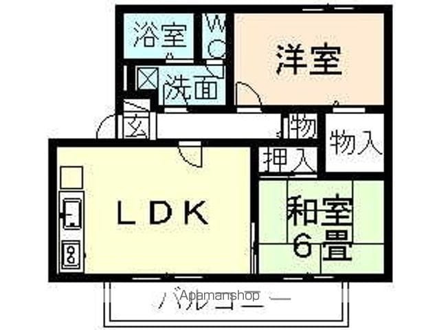 ハイカムール天正寺の間取り写真