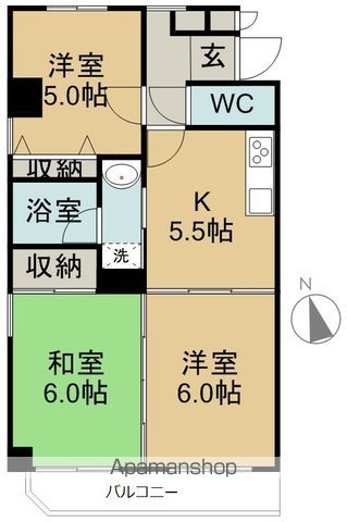 オンディーヌの間取り