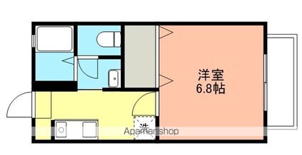 レオパレス岩出上野[1K/28.02m2]の間取図