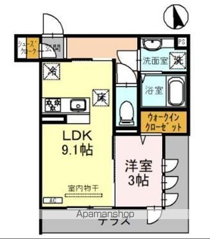 ラルジュ飯塚の間取り写真