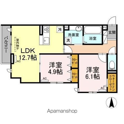 セレスティア南烏山の間取り