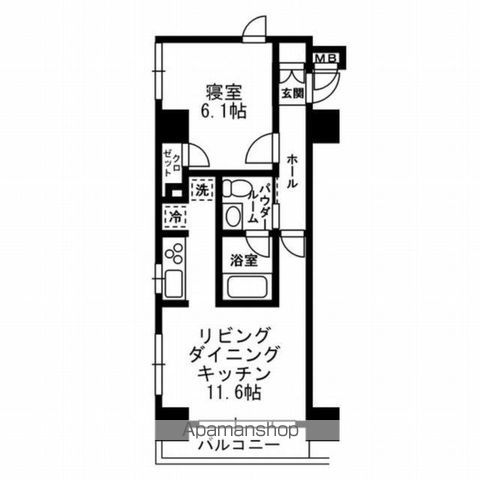 レジディア月島IIIの間取り写真