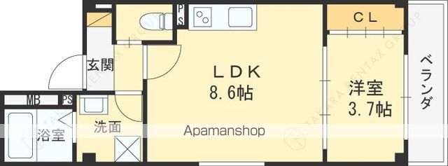 ルクス西宮北口の間取り写真