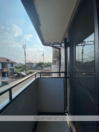 シャインポート屋島　Ｅ・Ｆ棟[1K/28.98m2]のバルコニー