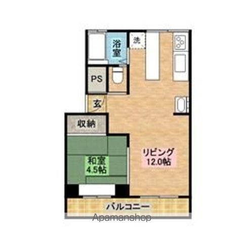 和歌山市布施屋のマンションの間取り