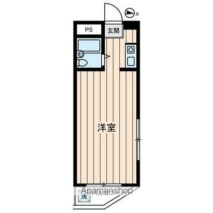 ドウェル砂川[1R/22m2]の間取図