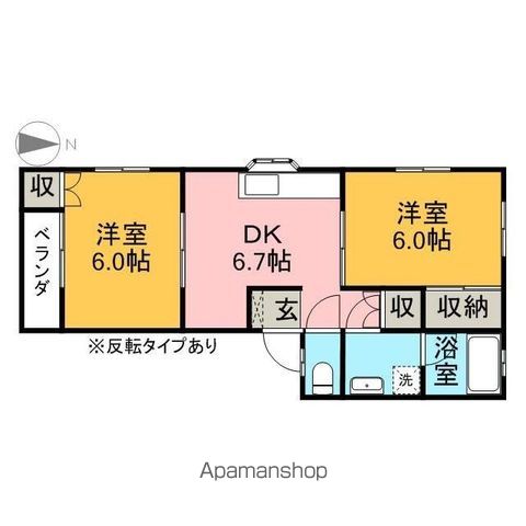 アレストミヤビの間取り写真