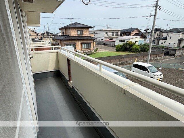 レジデンス桑原Ｃ[1LDK/46.09m2]のバルコニー