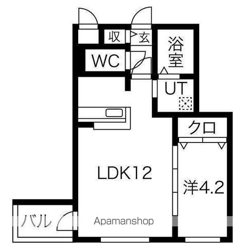 ヴォヤージュ円山の間取り写真