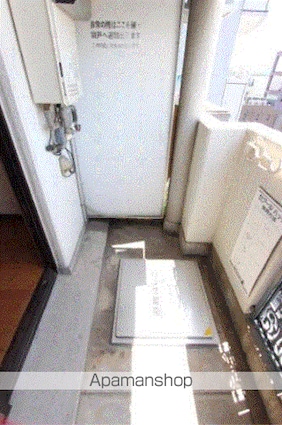 Ｇ－ＯＮＥ西新Ⅱ[1K/17.5m2]のバルコニー