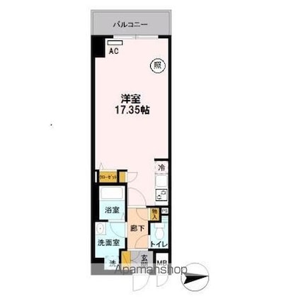 ＤーＲｏｏｍ　Ｓｔａｙ　両国[1R/40.43m2]の間取図