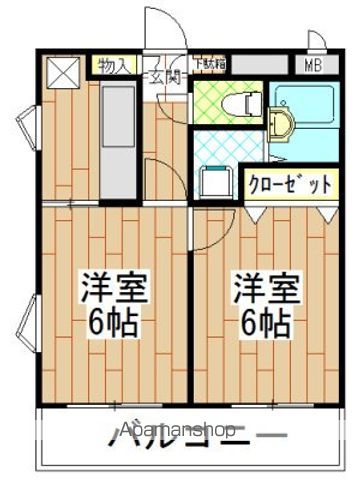 ピュアドーム天神アクロスの間取り写真