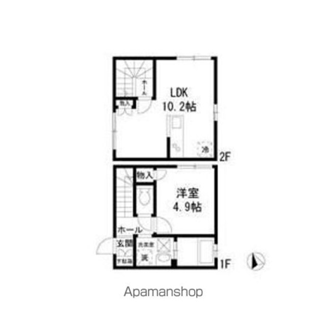 Ｆｏｒｅｓｔ　Ｍａｉｓｏｎ　翠[1LDK/41.04m2]の間取図