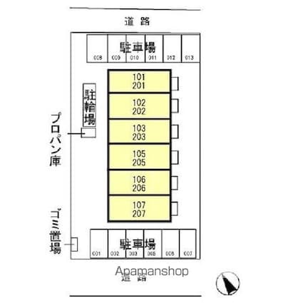 千葉県市原市岩崎１丁目[1K/29.44m2]の配置図