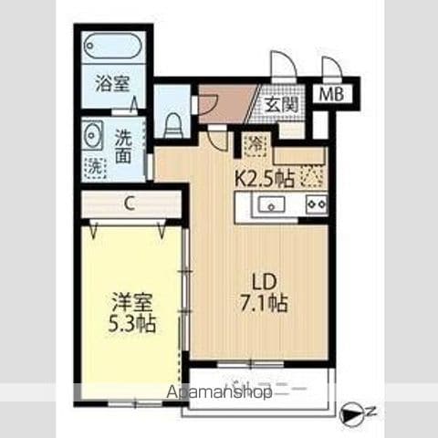 BILLS NAKANOSHIMAの間取り写真
